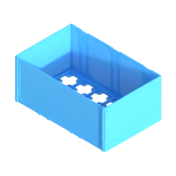 Render of MODULITH 165 Gridfinity Decor Drawer - 3W-2H
